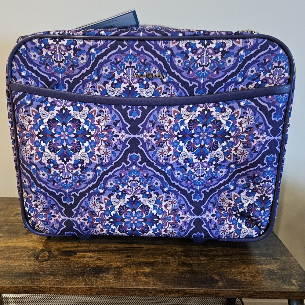 Vera Bradley Purple Floral Suitcase